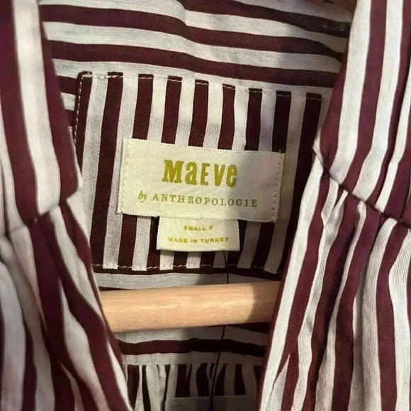 NWT Maeve Tie Neck Blouse - Picture 8 of 15